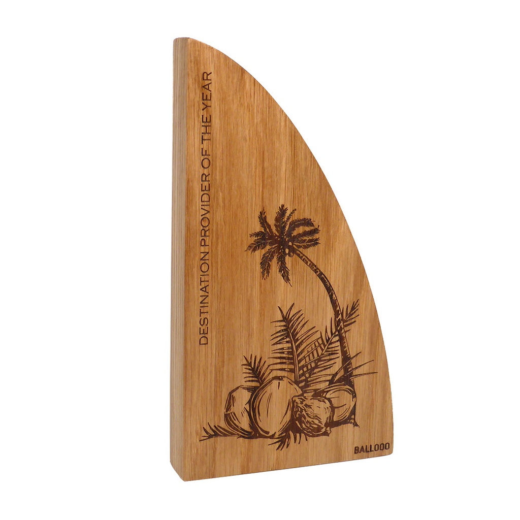Real Wood Sail Award 80mm x 150mm
