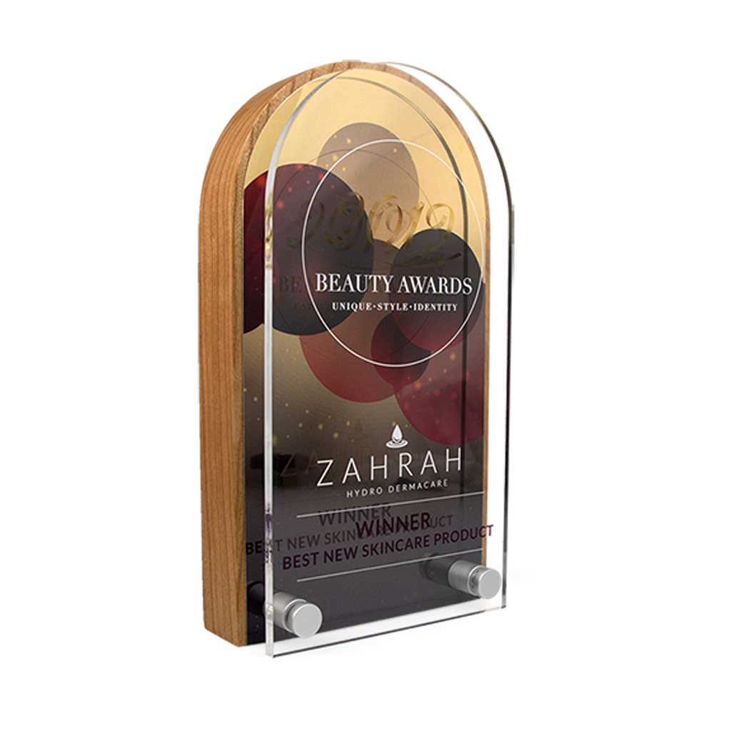 Arch Award 110mm x 200mm With Metal Plate & Acrylic Front
