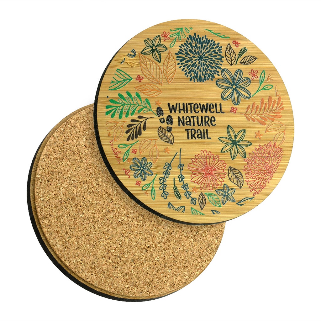 Bamboo Coaster 92mm Round