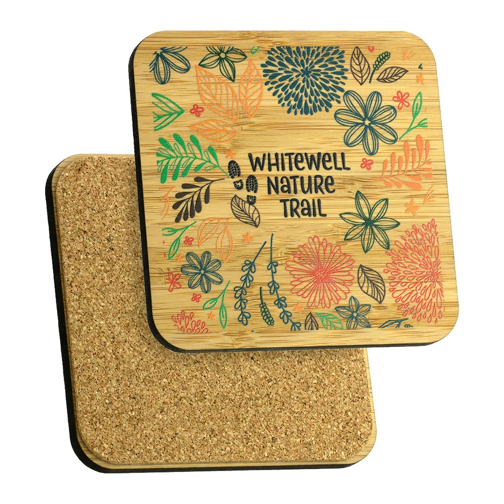 Bamboo Coaster 92mm Square