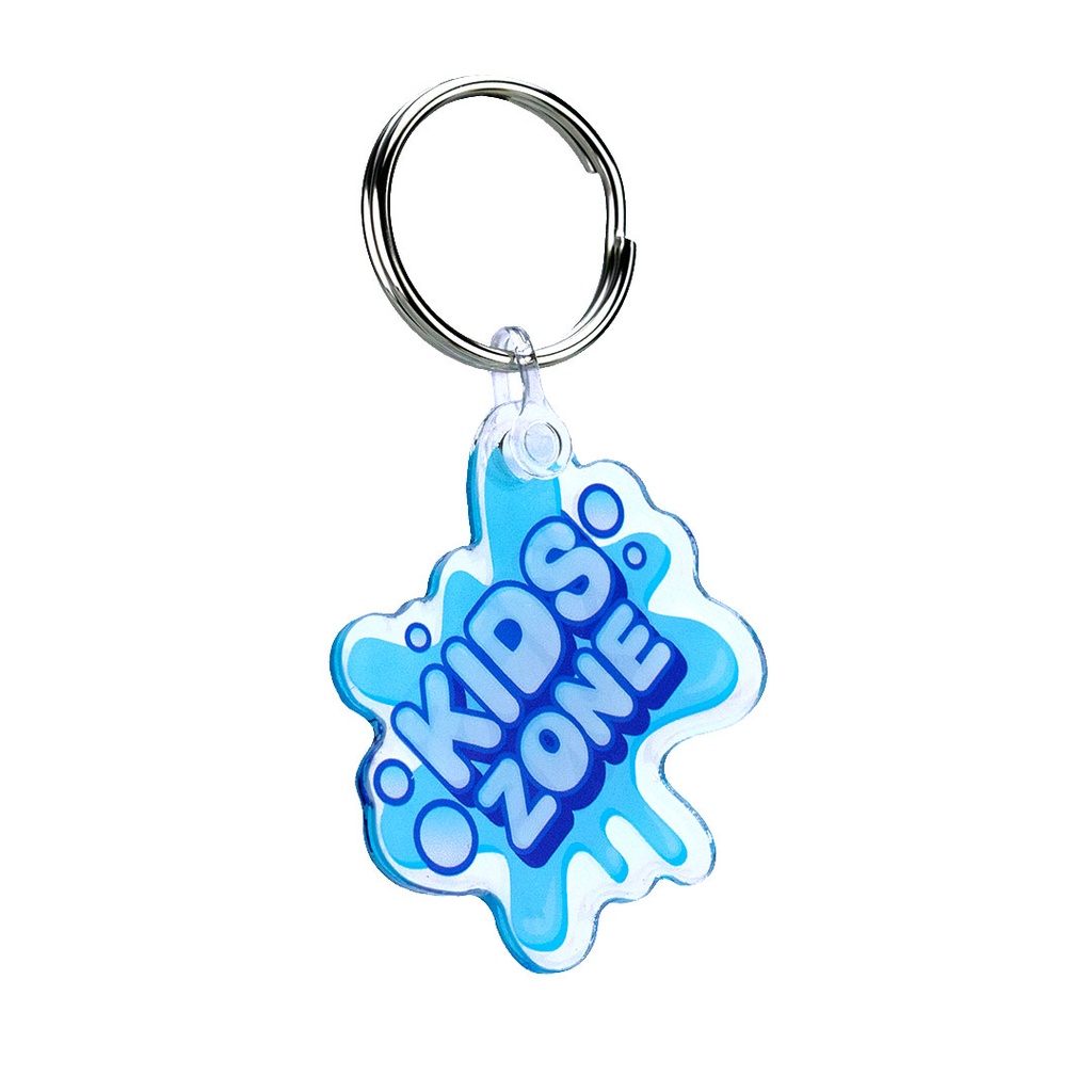 Double Sided Recycled Acrylic Keyring Up To 50mm x 50mm