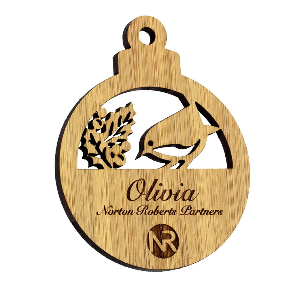 Bamboo Robin Bauble