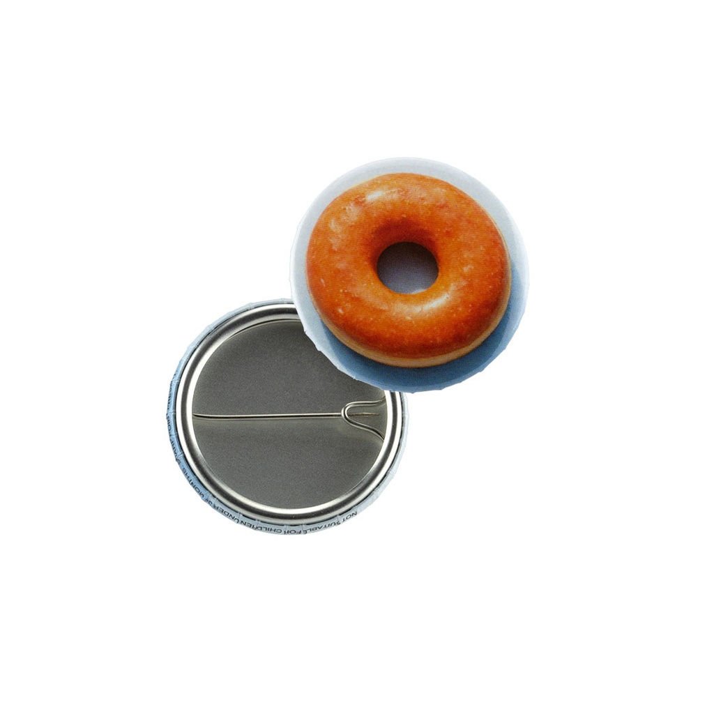 32mm All Metal Button Badge