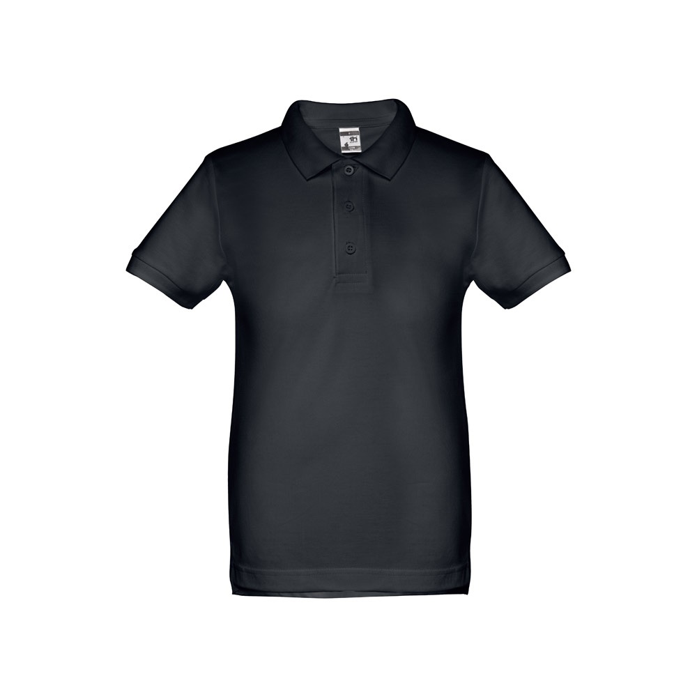 THC ADAM KIDS II. Kids short-sleeved 100% cotton piqué polo shirt unisex)