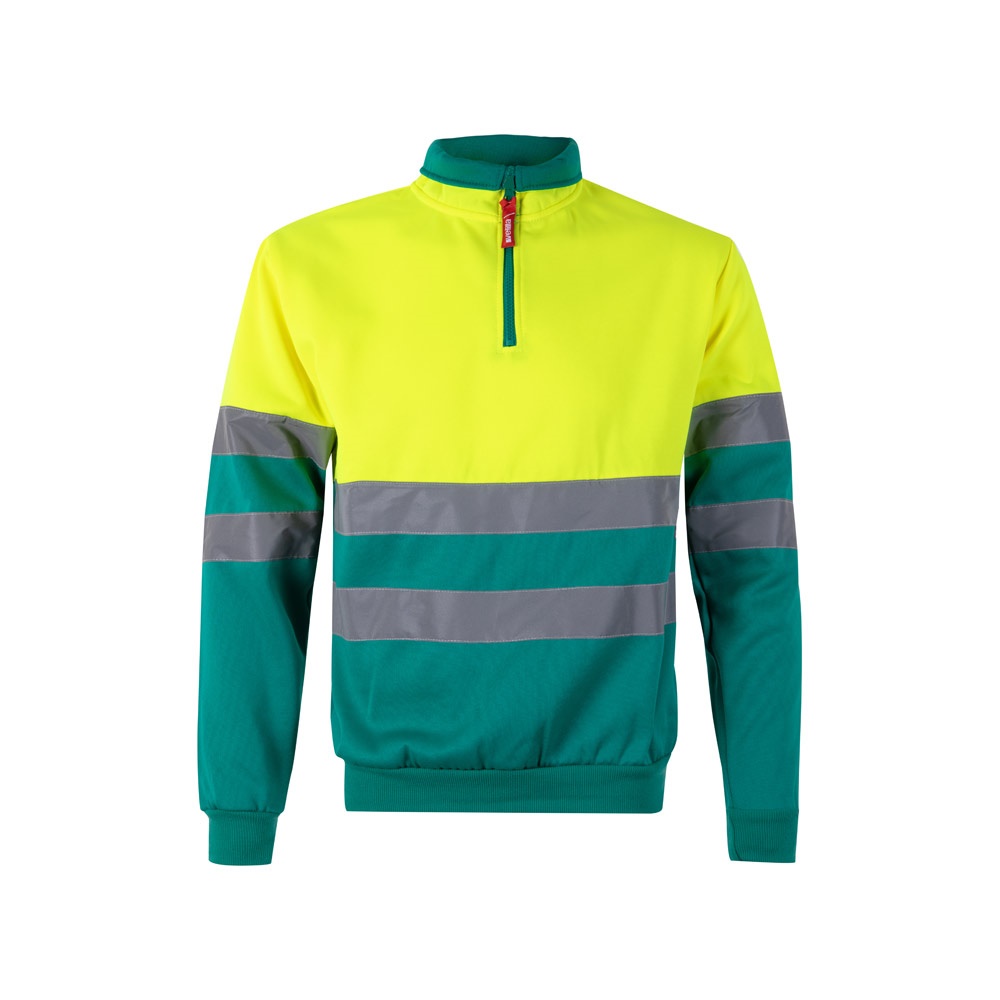 VL THOR. Two-tone sweatshirt (300g/m²) in polyester fleece (100%)
