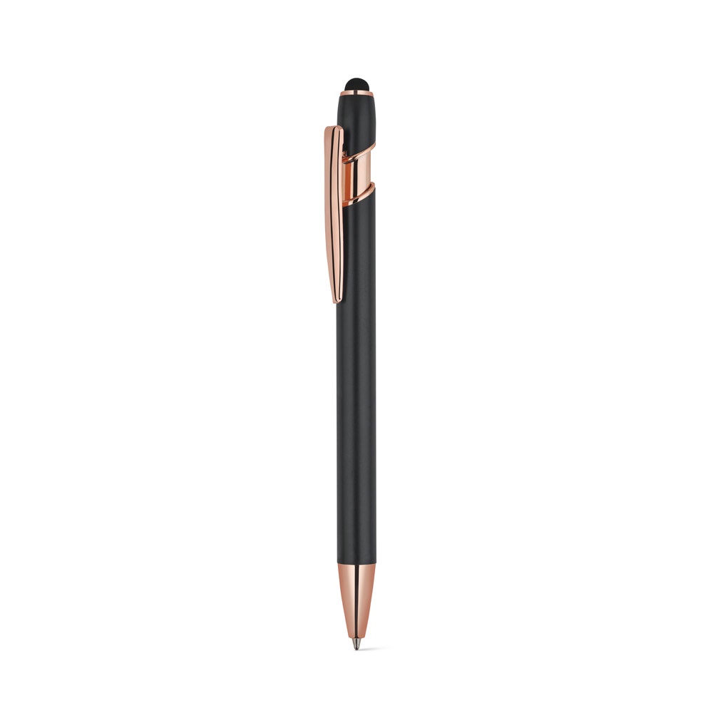 NEIL ROSE. Ballpoint pen made from recycled aluminium (100% rAL), with a matt finish and blue ink