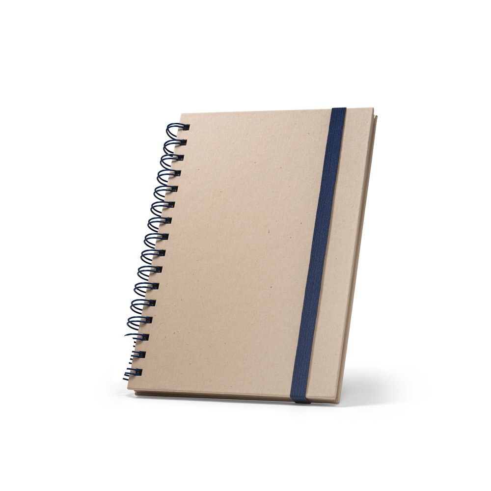 PROUST. A5 notebook with rings, hard cover, made of sugar cane paper (80% sugar cane) with plain pages