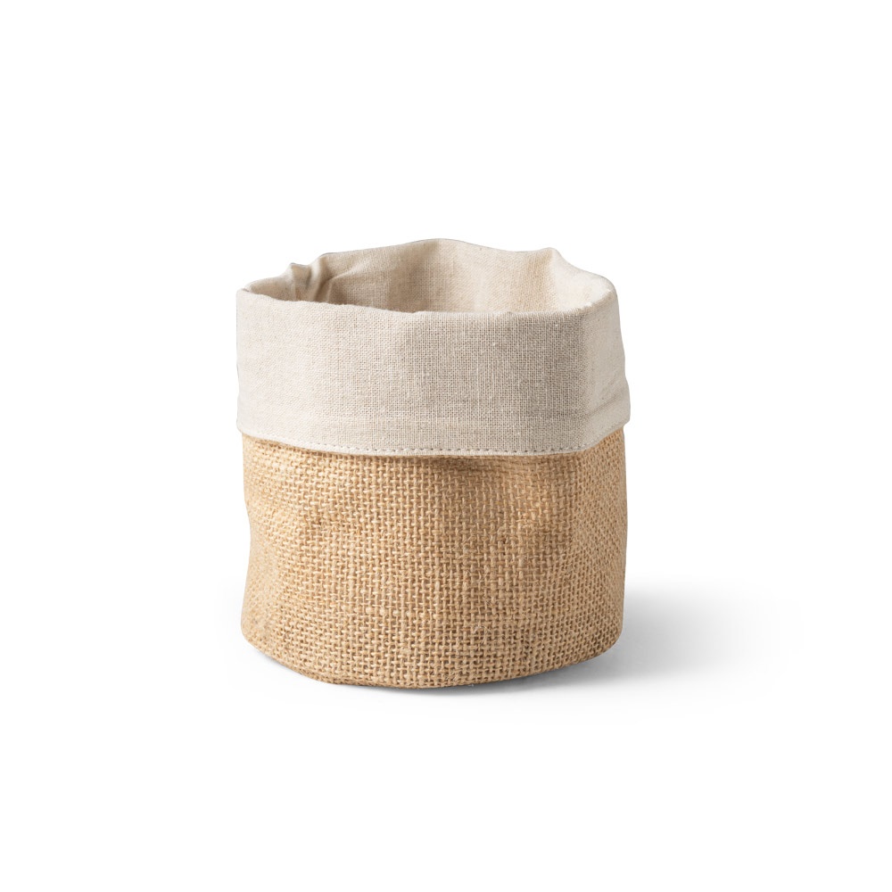 DUCASSE. Multi-purpose bag in jute (260g/m²) and cotton (120g/m²)