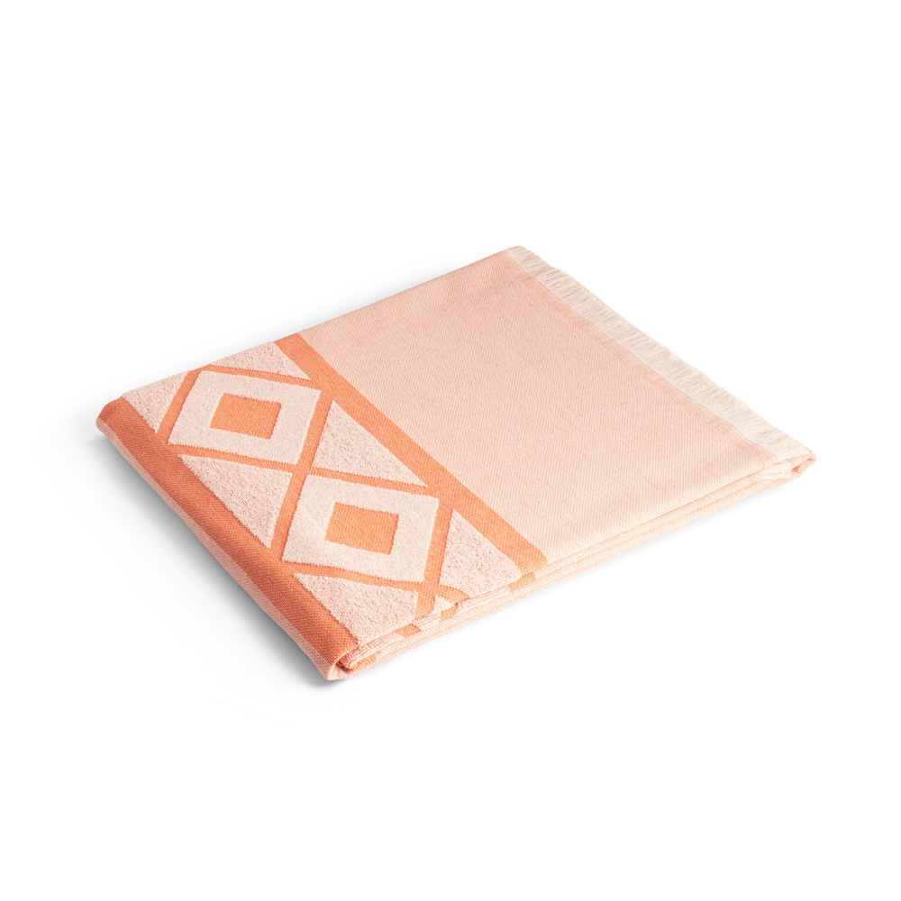 MALEK. Multifunctional bath towel (350g/m²) made of light and resistant cotton (85%) and recycled cotton (15%)