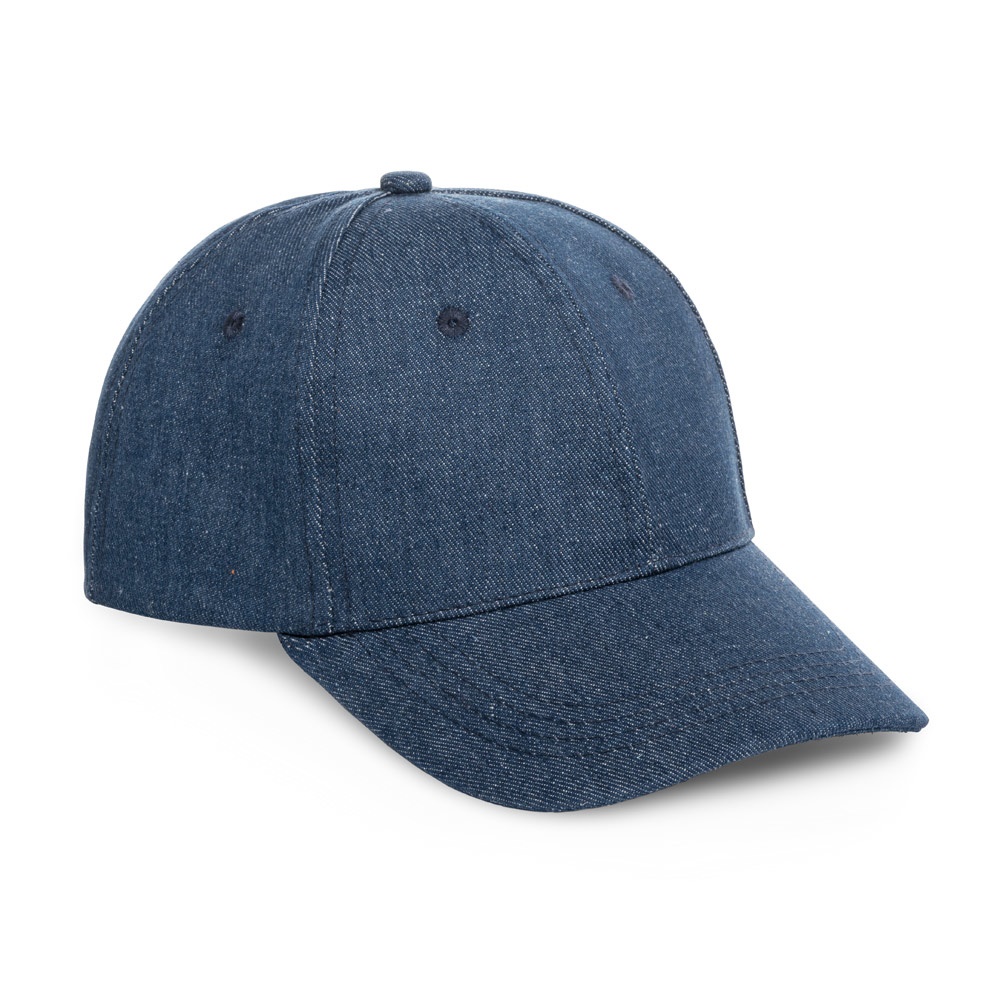 PHOEBE. Denim, cotton and polyester cap (300 g/m²)