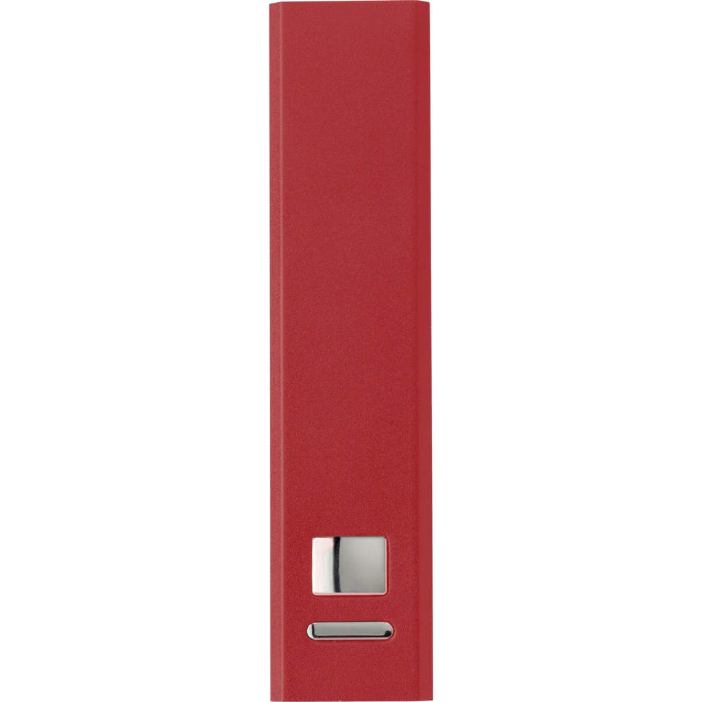 Aluminium power bank. (2600 mAh)