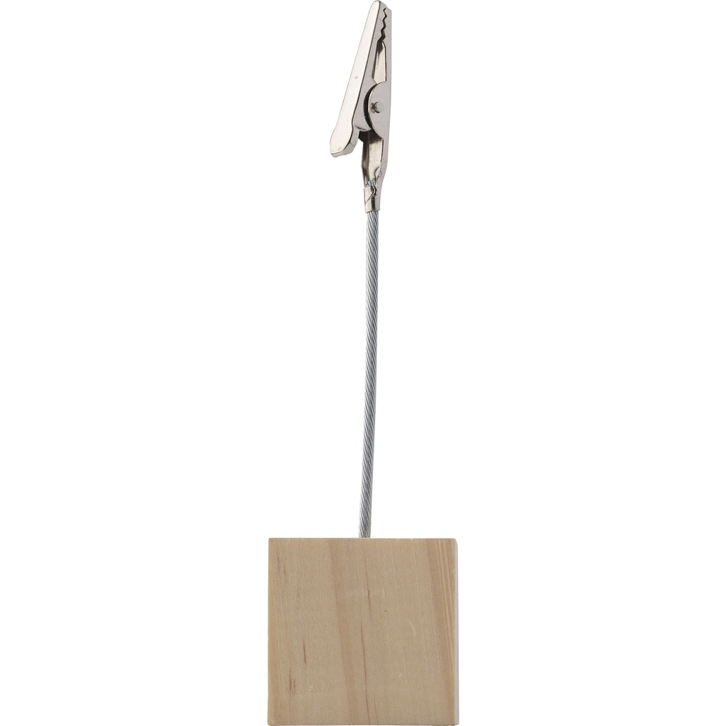 Wooden memo holder
