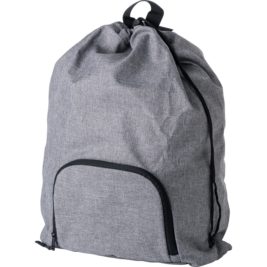 Foldable drawstring backpack
