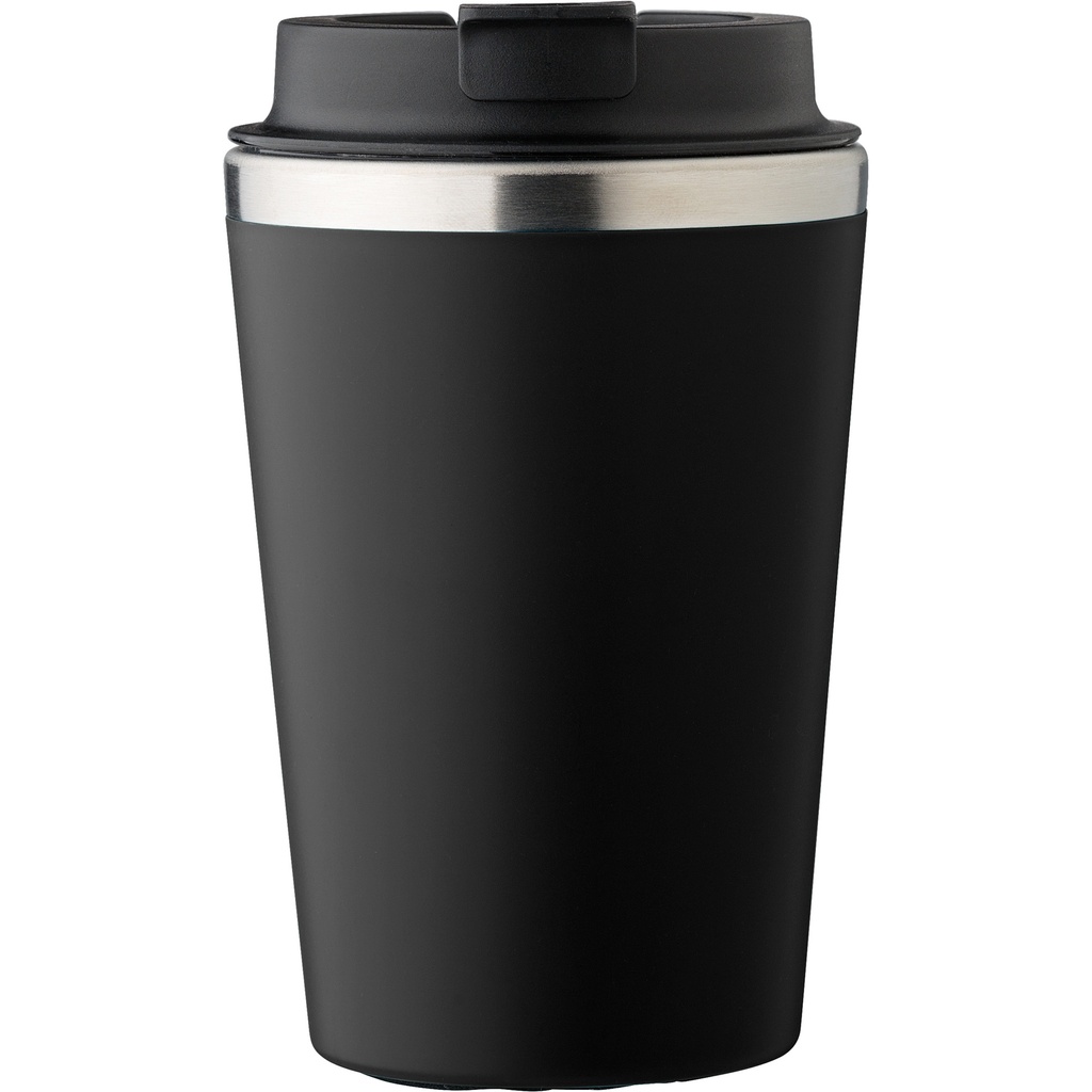 Stainless steel double walled travel mug (350ml)
