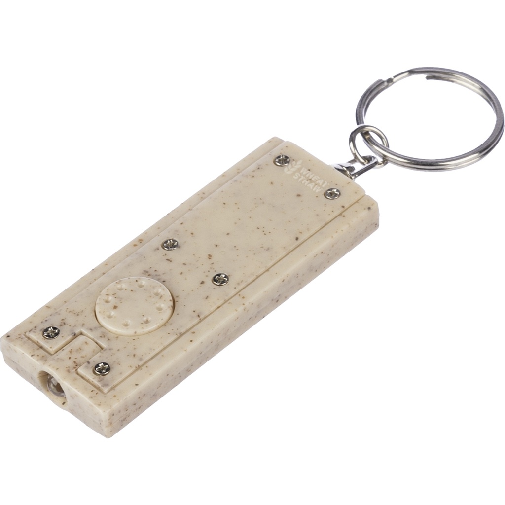 Wheat straw keyring