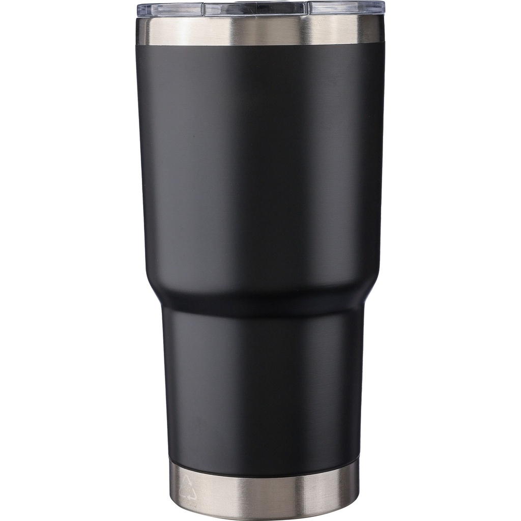 Stainless steel double walled travel mug (590ml)