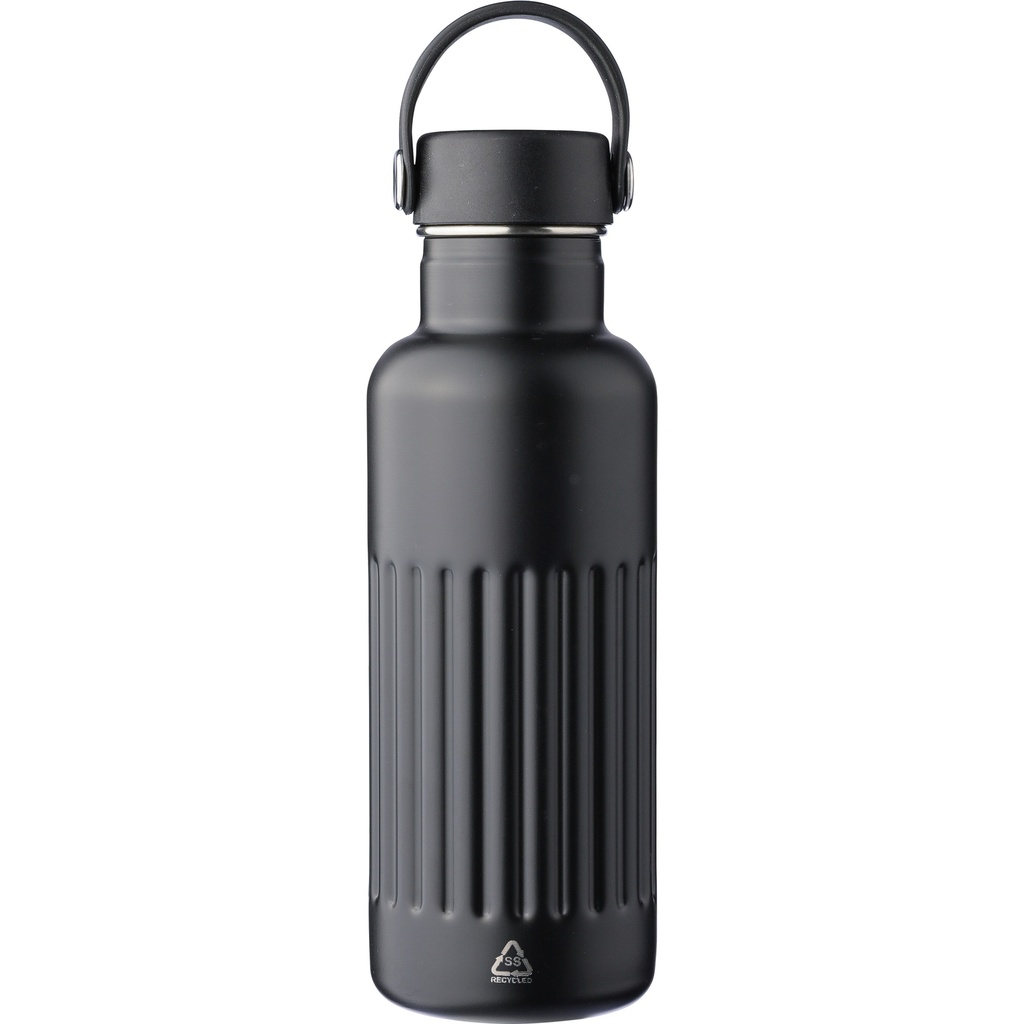 Recycled stainless steel double walled drinking bottle (500ml)