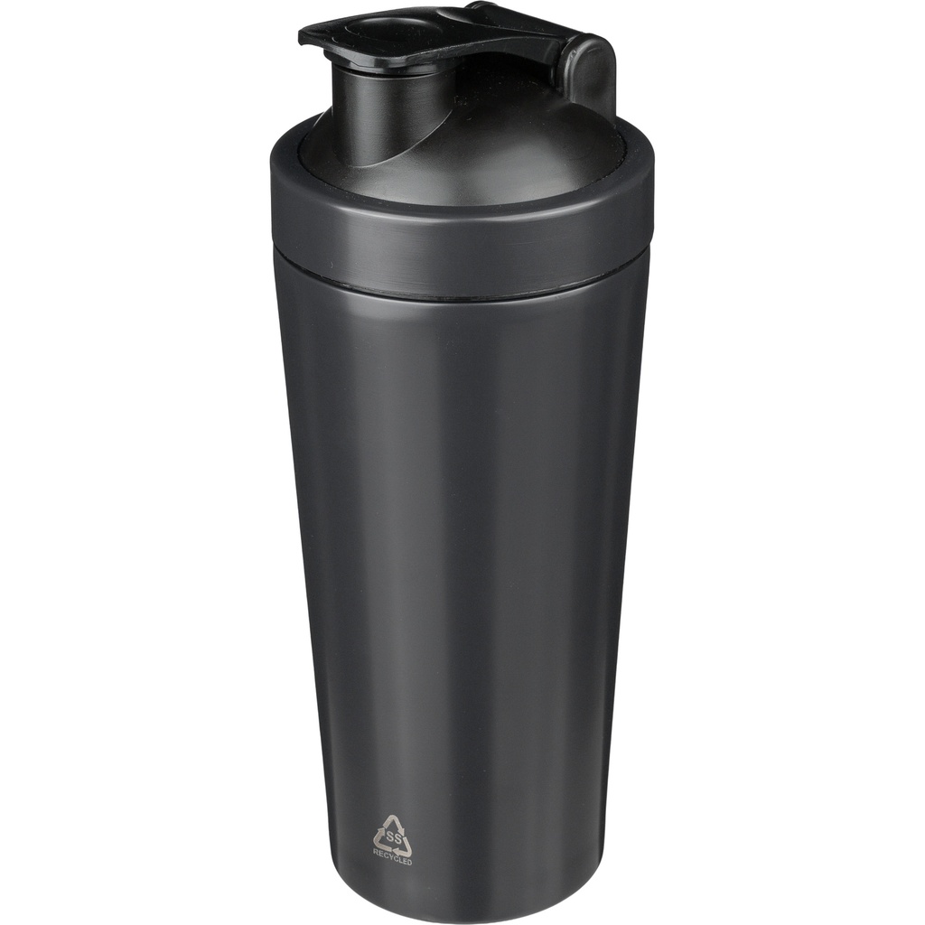 Recycled stainless steel single-walled shaker (750 ml)