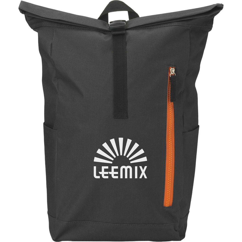 Roll-top backpack