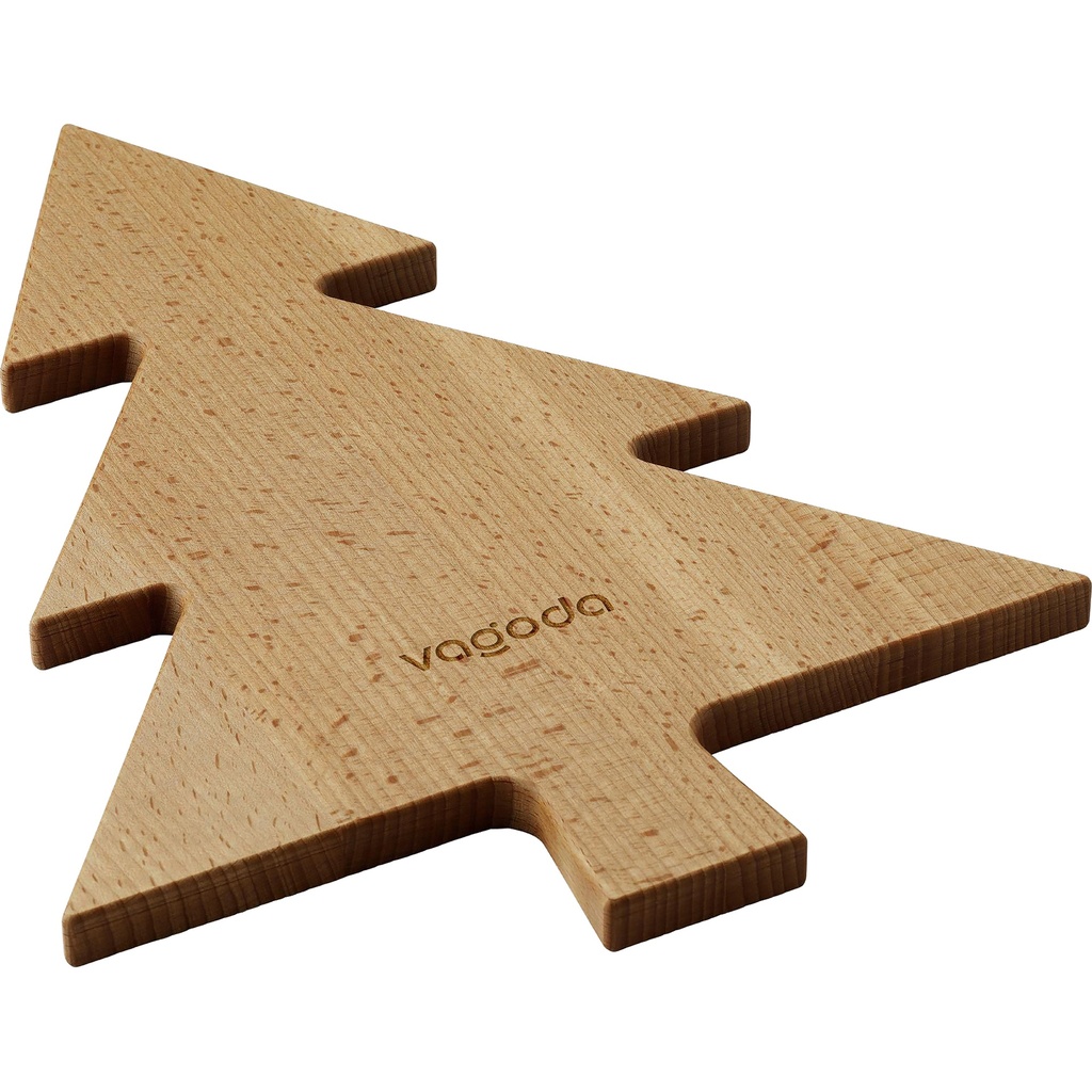 Bowls and Dishes - Pure wood - Christmas tree serving board