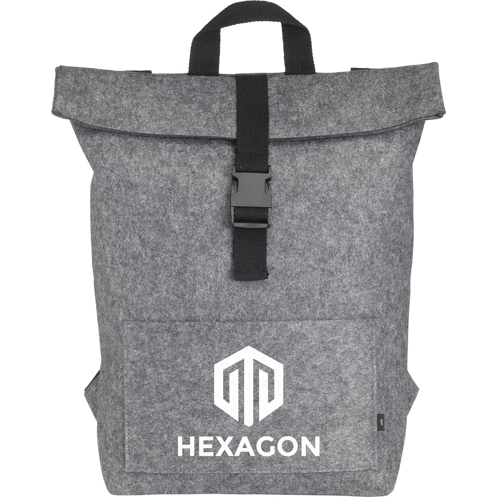 RPET felt backpack