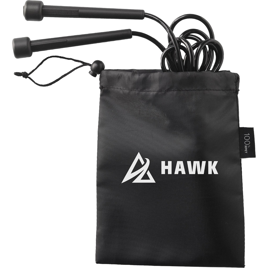 Skipping rope in a pouch