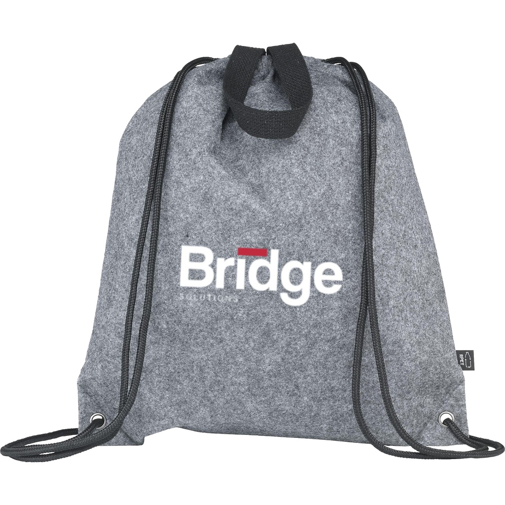 RPET felt drawstring bag
