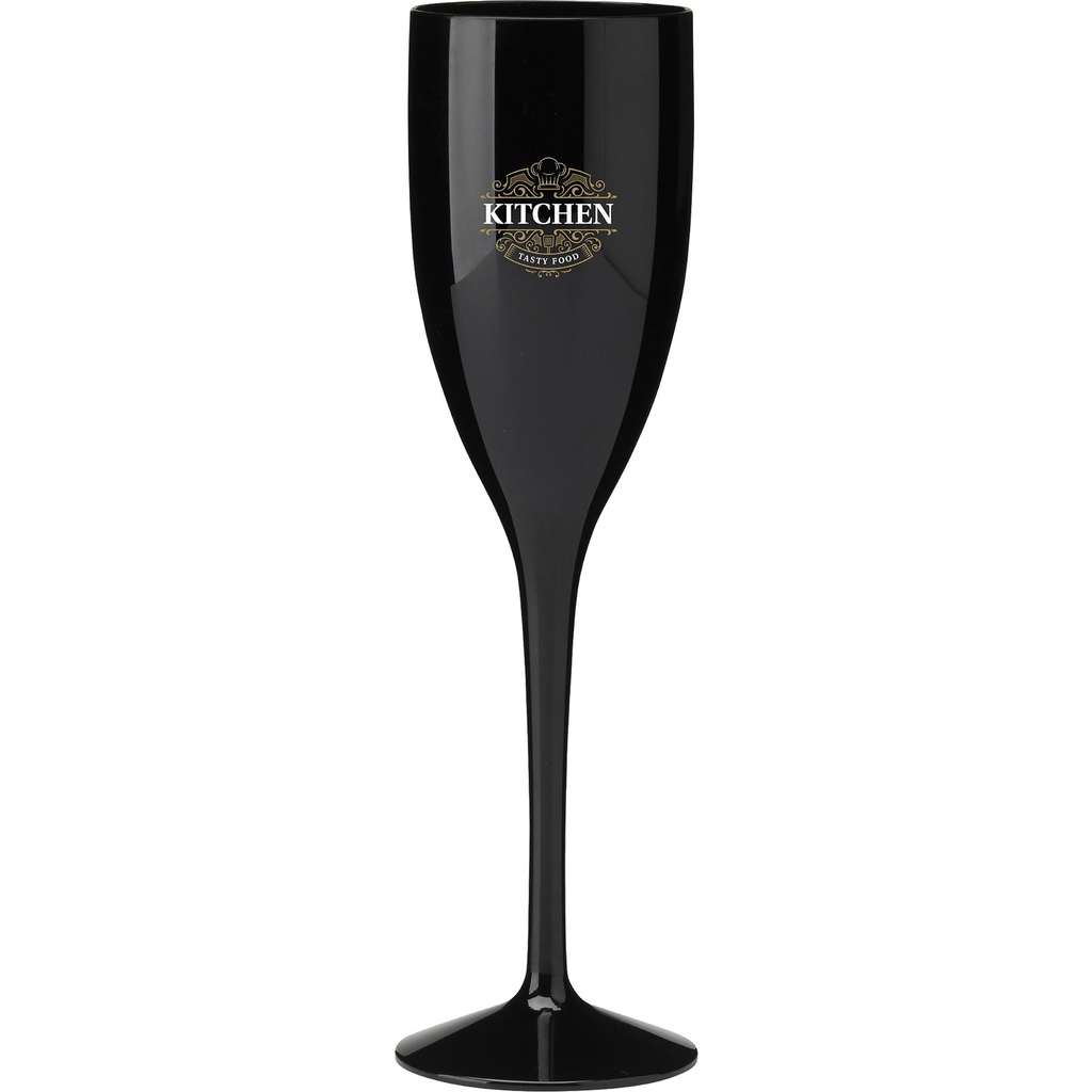 Reusable plastic champagne glass (150ml)