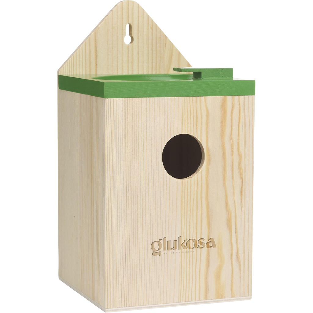 Wooden bird house