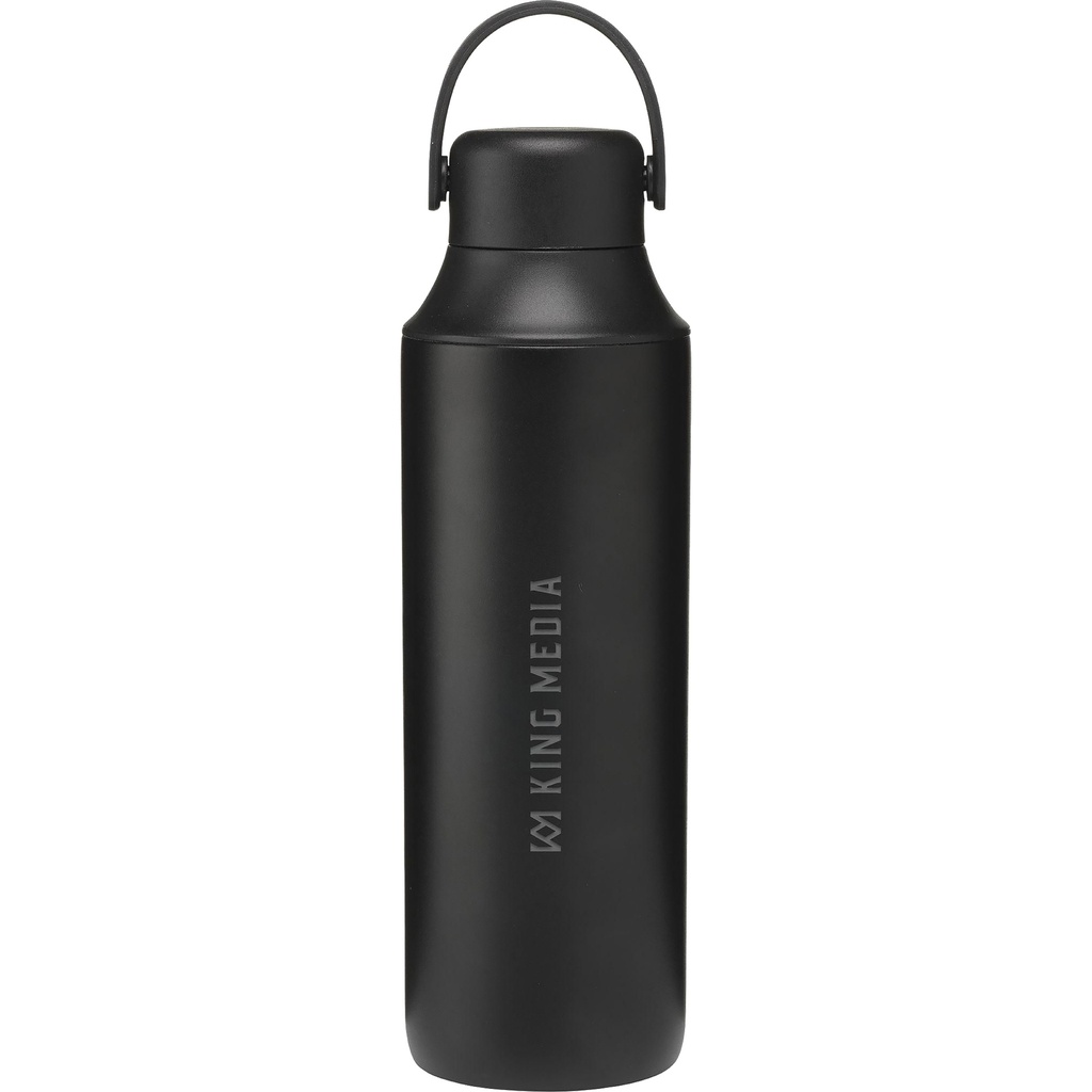 Recycled stainless steel double walled bottle (600ml)