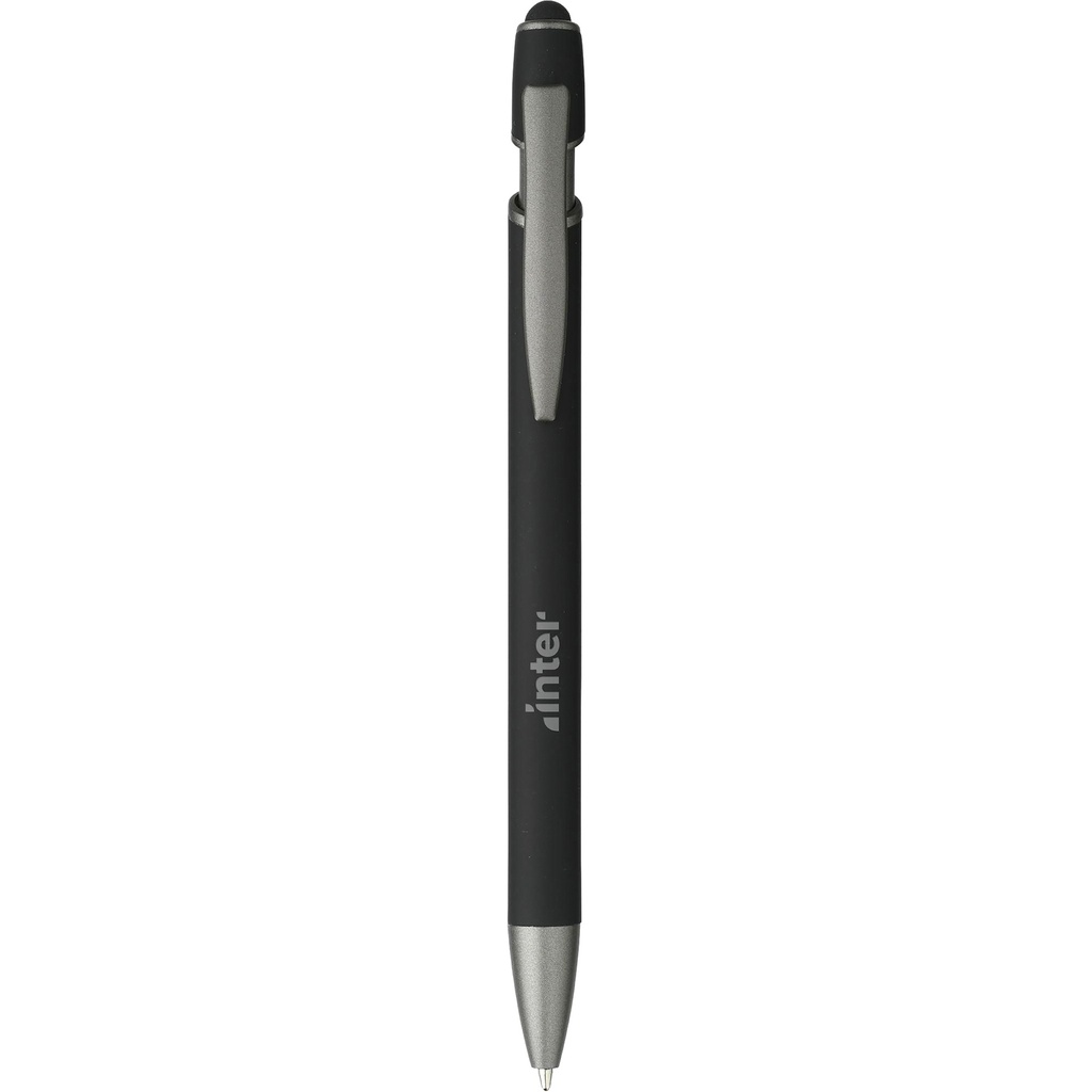 Luca Recycled aluminium soft touch ballpen