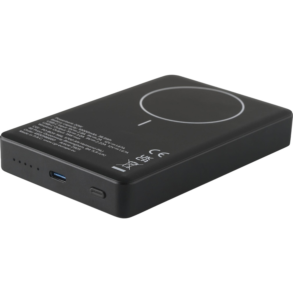 Wireless recycled Magsafe power bank (10,000 mAh)