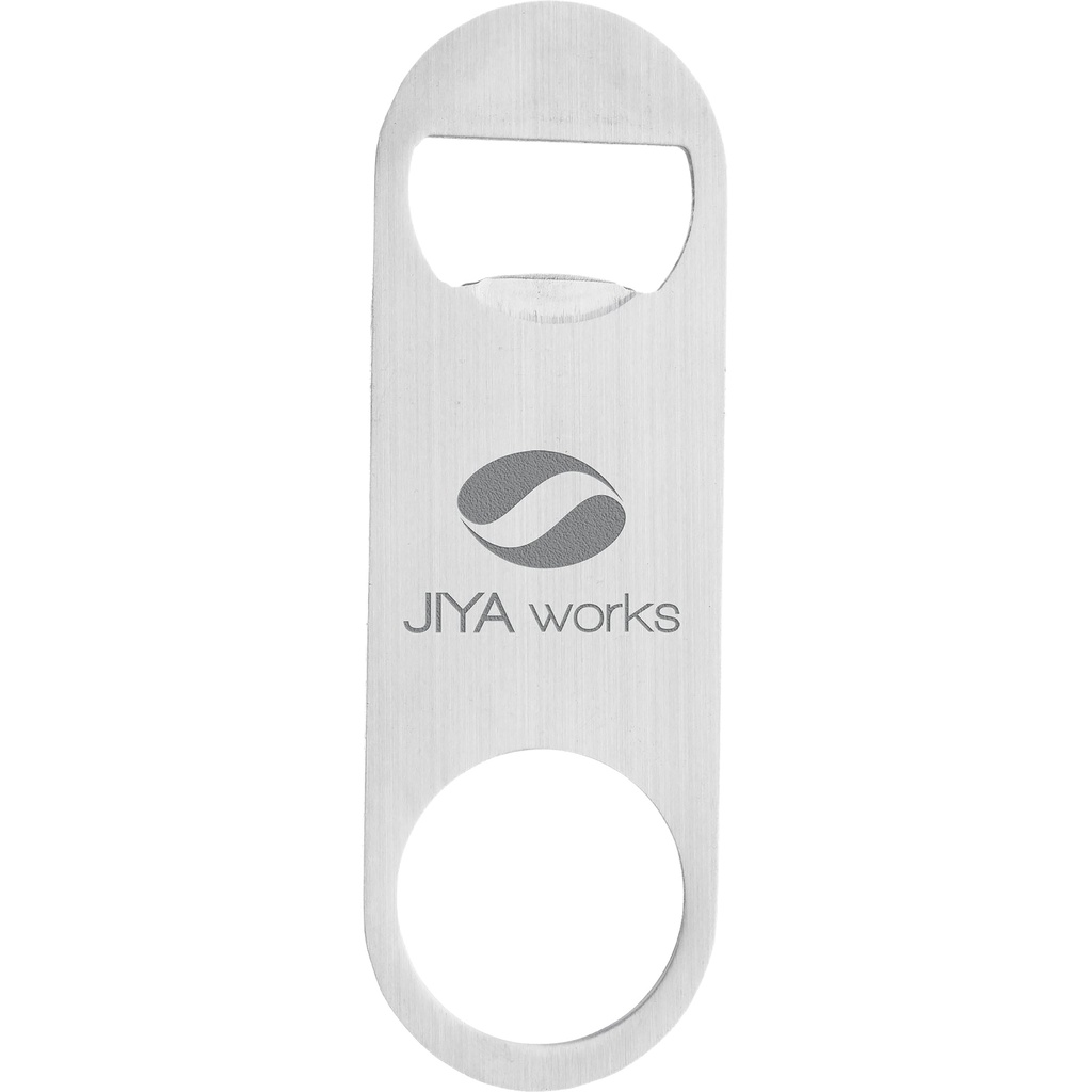Metal bottle opener