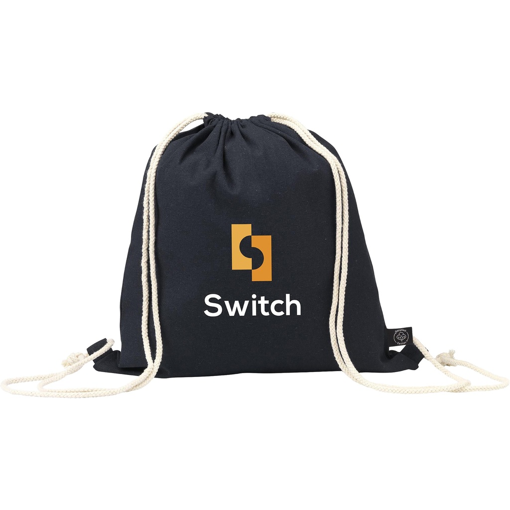 Recycled drawstring backpack (150gsm/4.42oz)