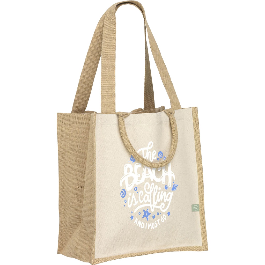 Organic jute and cotton bag (320gsm/9.4oz)