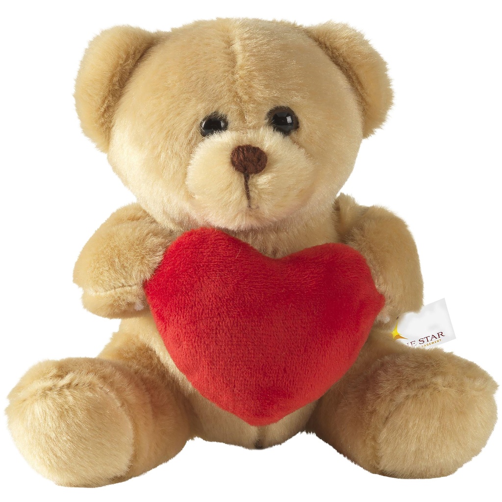 Plush heart bear