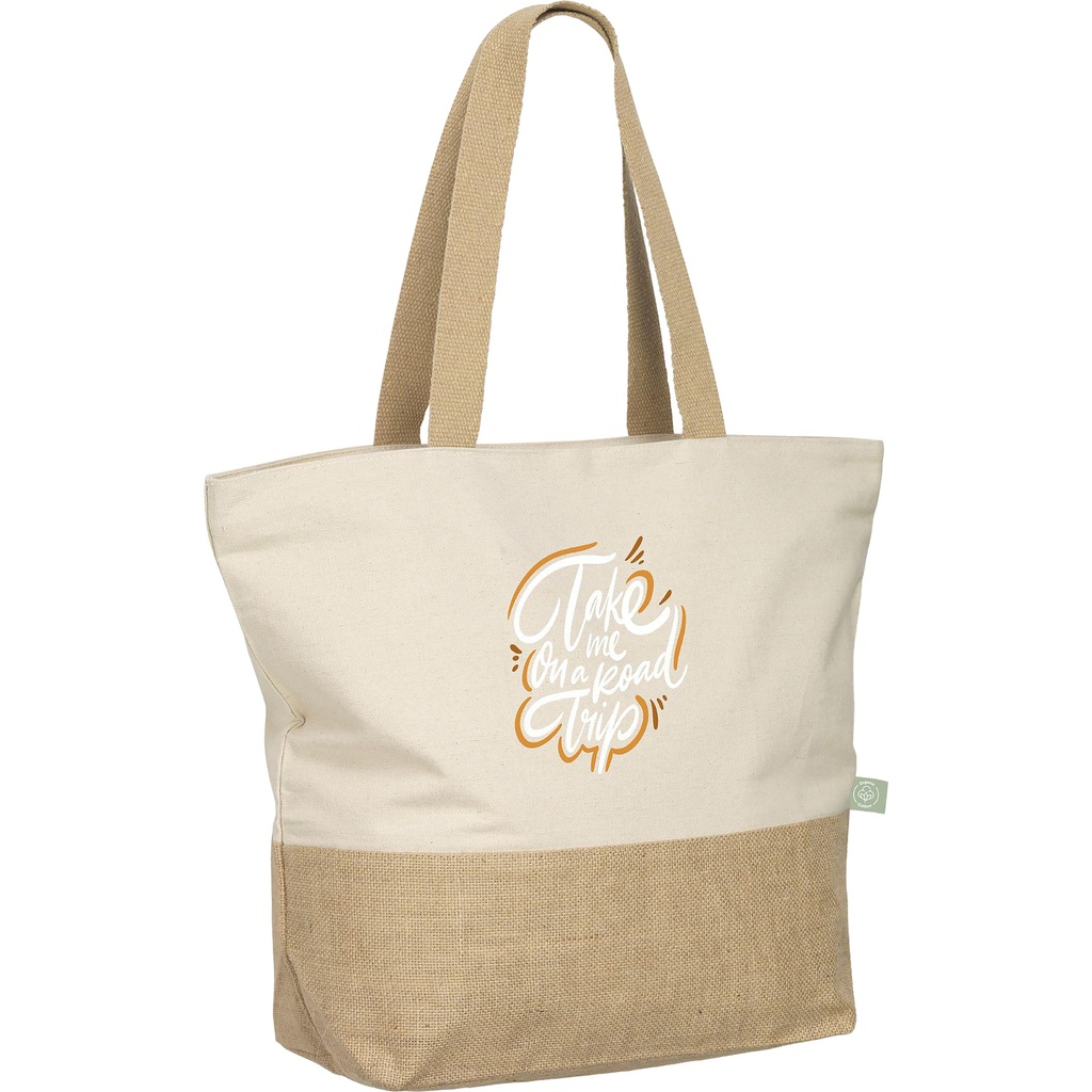 Organic cotton beach bag (320 gsm/9.4oz)