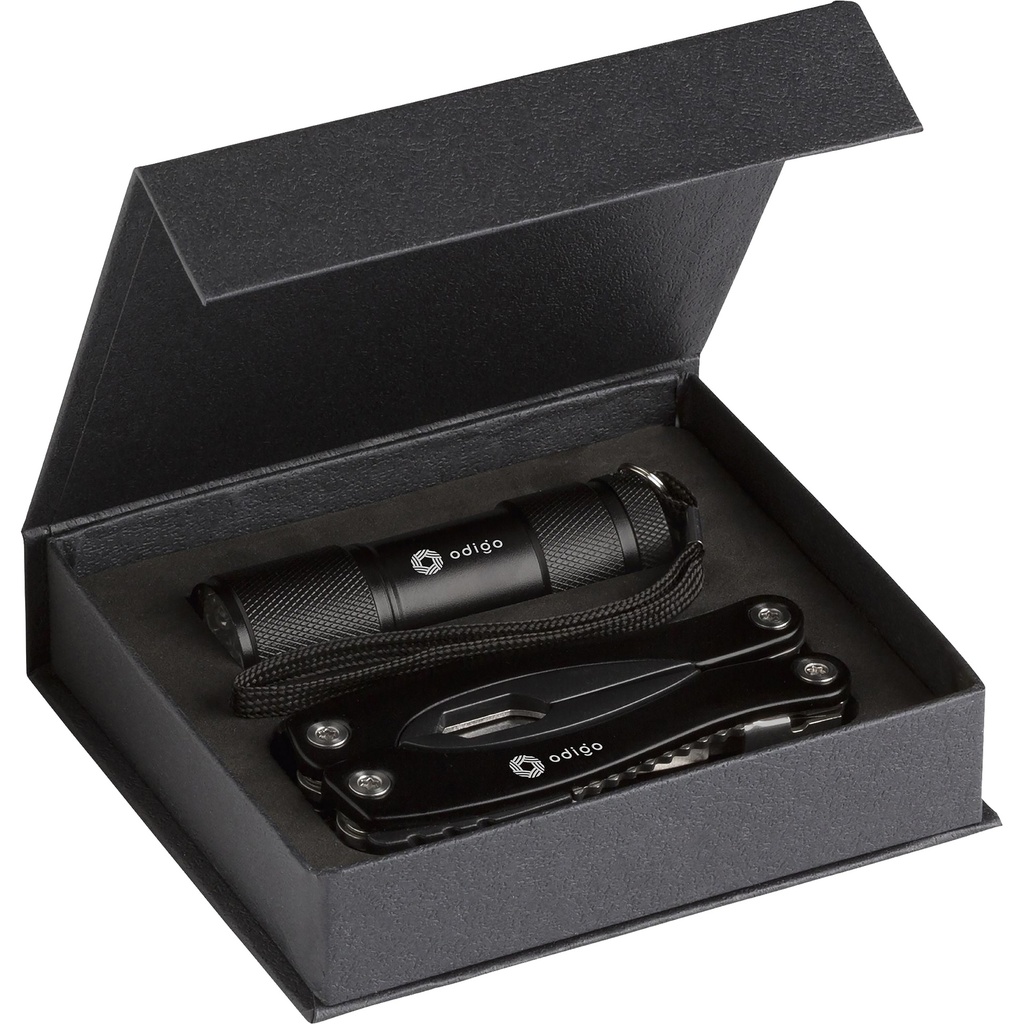 Multi-tool and torch set, 9c