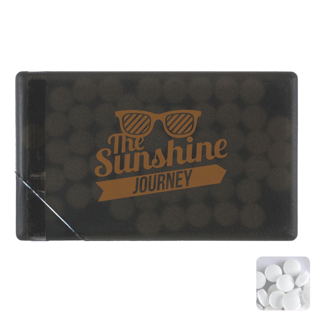 Mint card with sugar free mints