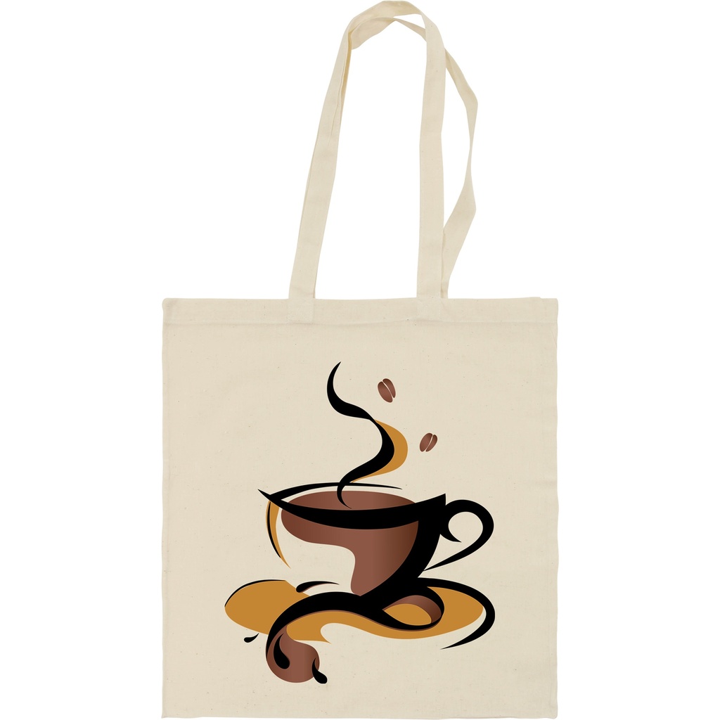 Cotton bag in natural colour. (150gsm/4.42oz)