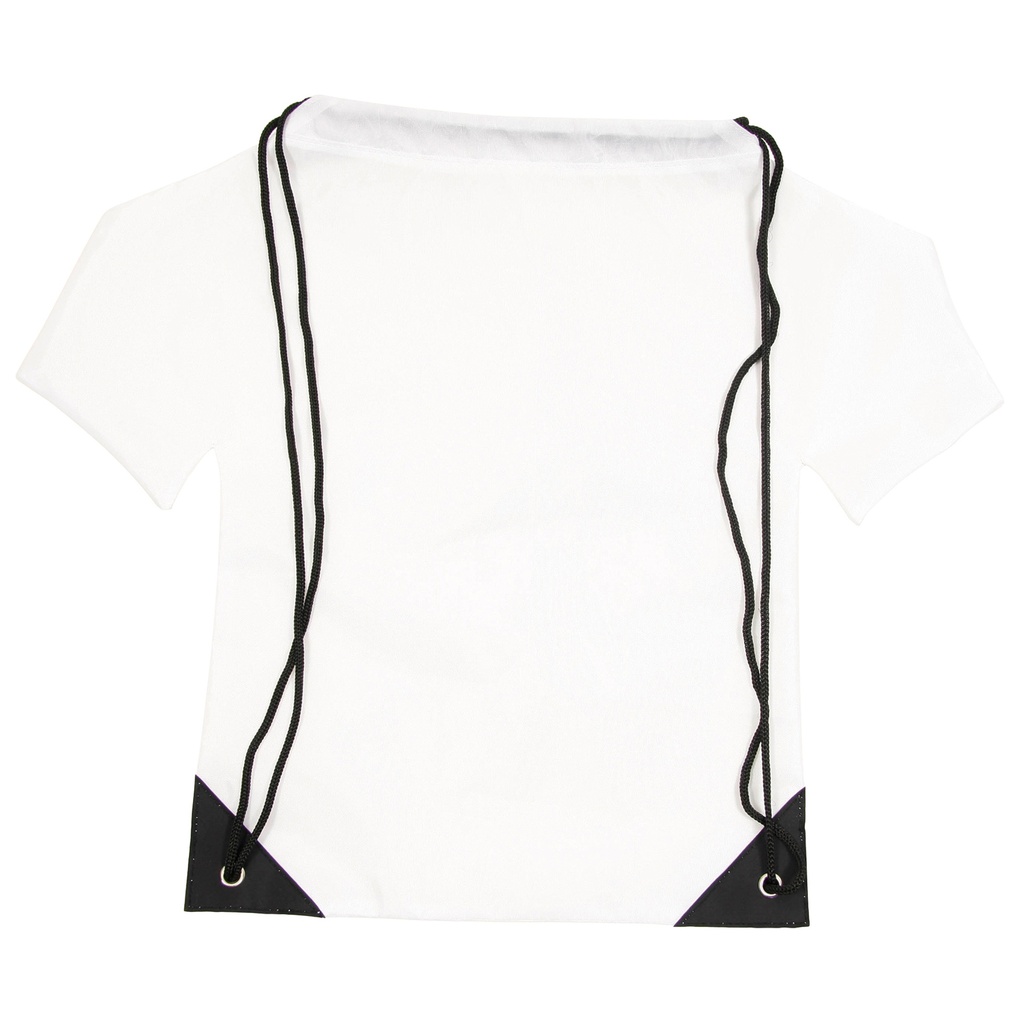 Nylon t-shirt drawstring bag