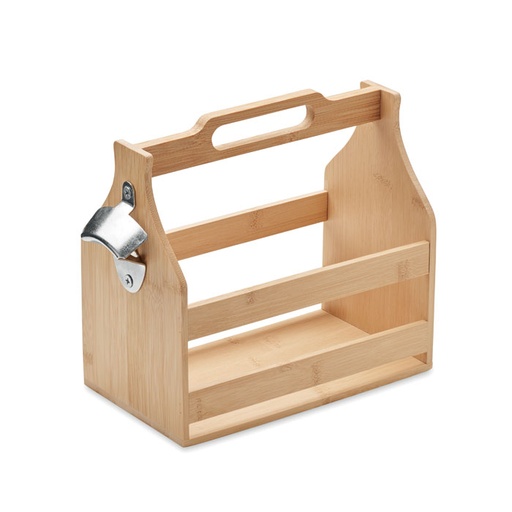 [MO2110-40] 6 Beer Crate In Bamboo