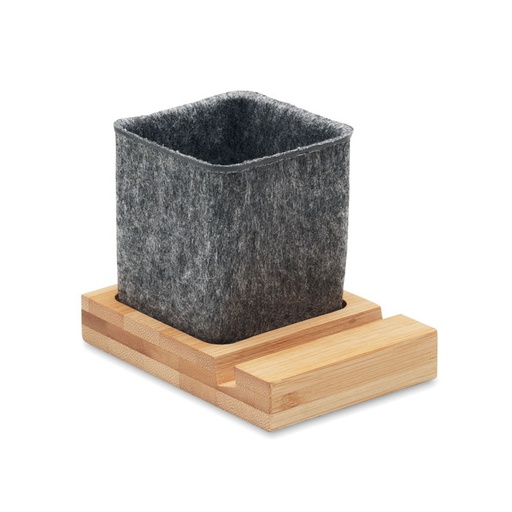 [MO2115-40] Rpet Felt Pen Pot Phone Stand
