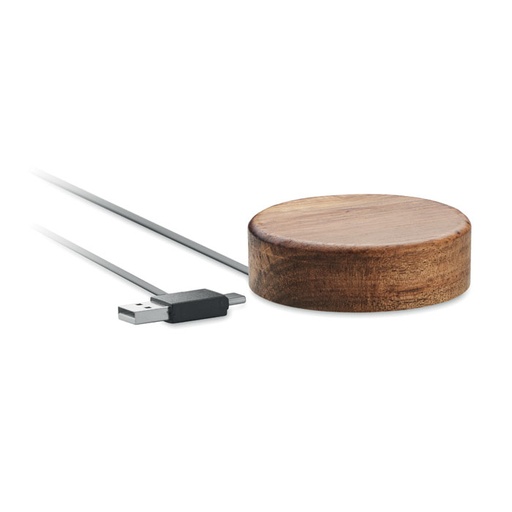 [MO2220-40] Wireless Charger In Acacia 15W