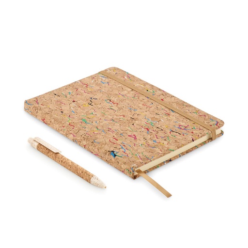 [MO2414-13] A5 Cork Coloured Notebook