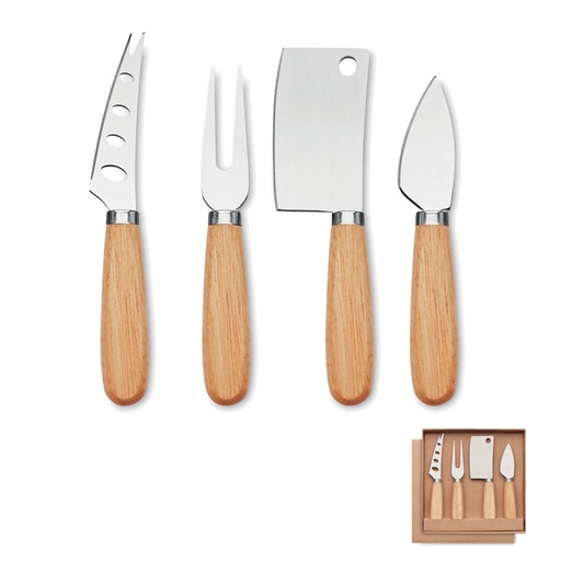 [MO2547-40] Set Of 4 Cheese Knives