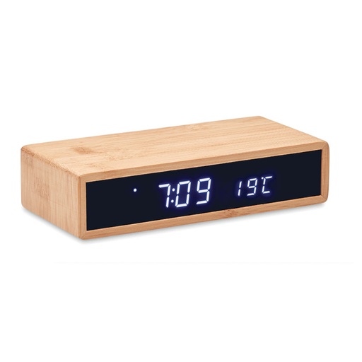 [MO6139-40] Wireless Charger In Bamboo 5W