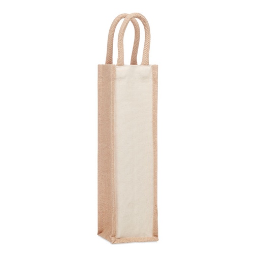 [MO6258-13] Jute Wine Bag For One Bottle