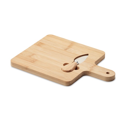 [MO6415-40] Cheese Board Set In Bamboo