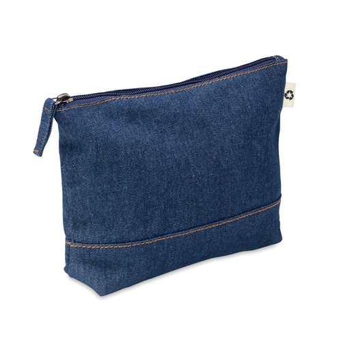 [MO6421-04] Recycled Denim Cosmetic Pouch